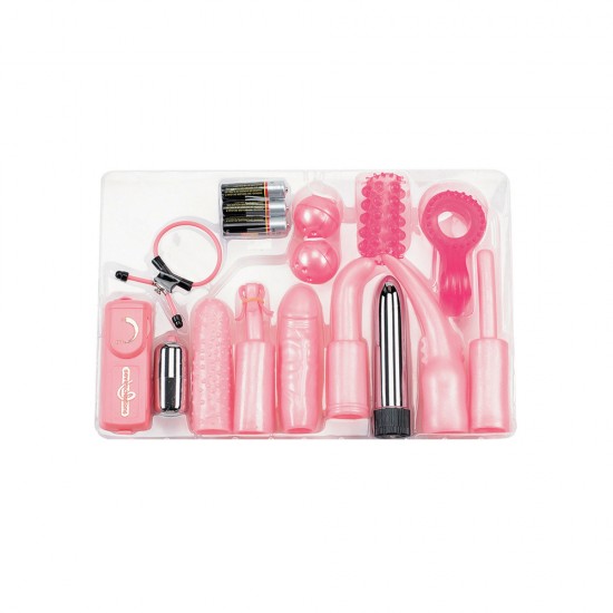 Dirty Dozen Sex Toy Kit Pink