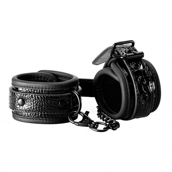 Blaze Luxury Fetish Hand Cuffs Black Blaze Luxury Fetish Hand Cuffs Black