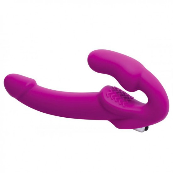Evoke Vibrating Strapless Silicone Strapon Dildo Evoke Vibrating Strapless Silicone Strapon Dildo