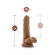 Dr. Skin Dr. Jeffrey 6.5 Inch Dildo With Balls Dr. Skin Dr. Jeffrey 6.5 Inch Dildo With Balls