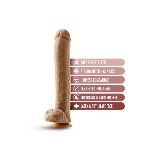Dr. Skin Dr. Michael 14 Inch Dildo with Balls