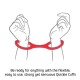 Quickie Cuffs Large Red Ankle Or Wrist Cuffs