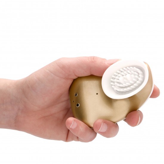 Twitch Gold Hands Free Suction And Vibration Toy