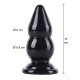 Hidden Desire Extreme Balls Butt Plug 6.6 Inches