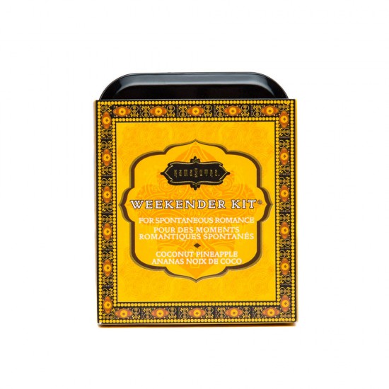 Kama Sutra Weekender Kit In A Tin Coconut Pineapple Kama Sutra Weekender Kit In A Tin Coconut Pineapple