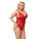 Cottelli Curves Crotchless Body Red