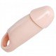 Really Ample Wide Penis Enhancer Sheath Flesh