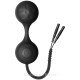 ElectraStim Silicone Noir Lula Electro Jiggle Kegel Balls ElectraStim Silicone Noir Lula Electro Jiggle Kegel Balls