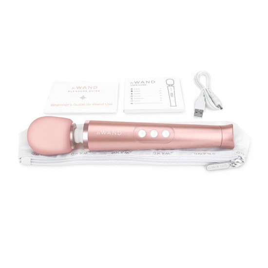 Le Wand Petite Gold Travel Rechargeable Wand