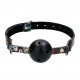 Ouch Breathable Ball Gag With Printed Leather Straps