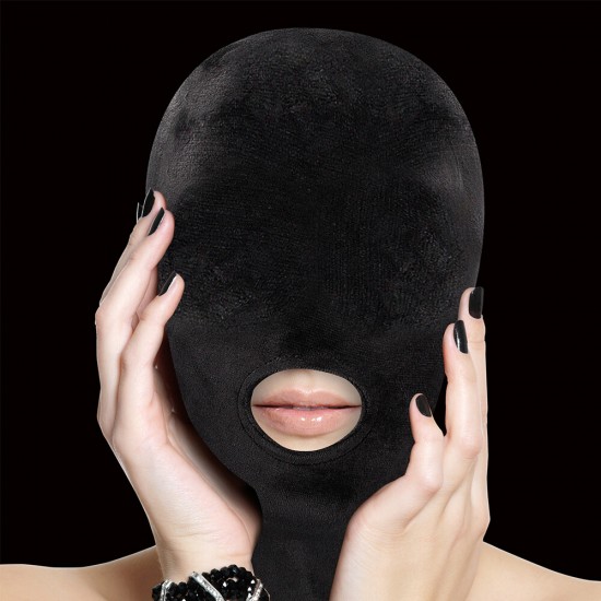 Ouch Velvet Mask With Mouth Opening