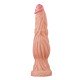 Lovetoy 9.5 Inch Dual Layered Silicone Cock Flesh Pink