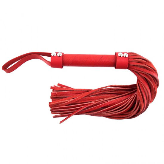 Rouge Garments Red Leather Flogger