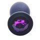 Large Black Jewelled Silicone Butt Plug