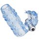3 Way Double Dolphin Blue Penis Sleeve With Vibrating Bullet